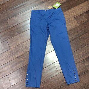 Elizabeth McKay Audrey Pants In Blue NEW WITH TAGS SIZE 4